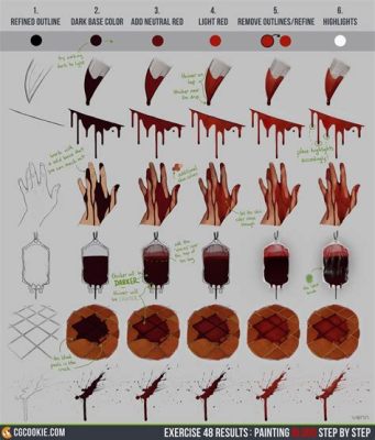 how to draw blood art: exploring the depth of symbolism in bleeding imagery